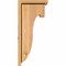 Ekena Millwork Del Monte Smooth Corbel w/Backplate, Western Red Cedar, 7 1/2"W x 10"D x 22"H COR08X10X22DEL01SWR - alternate 3